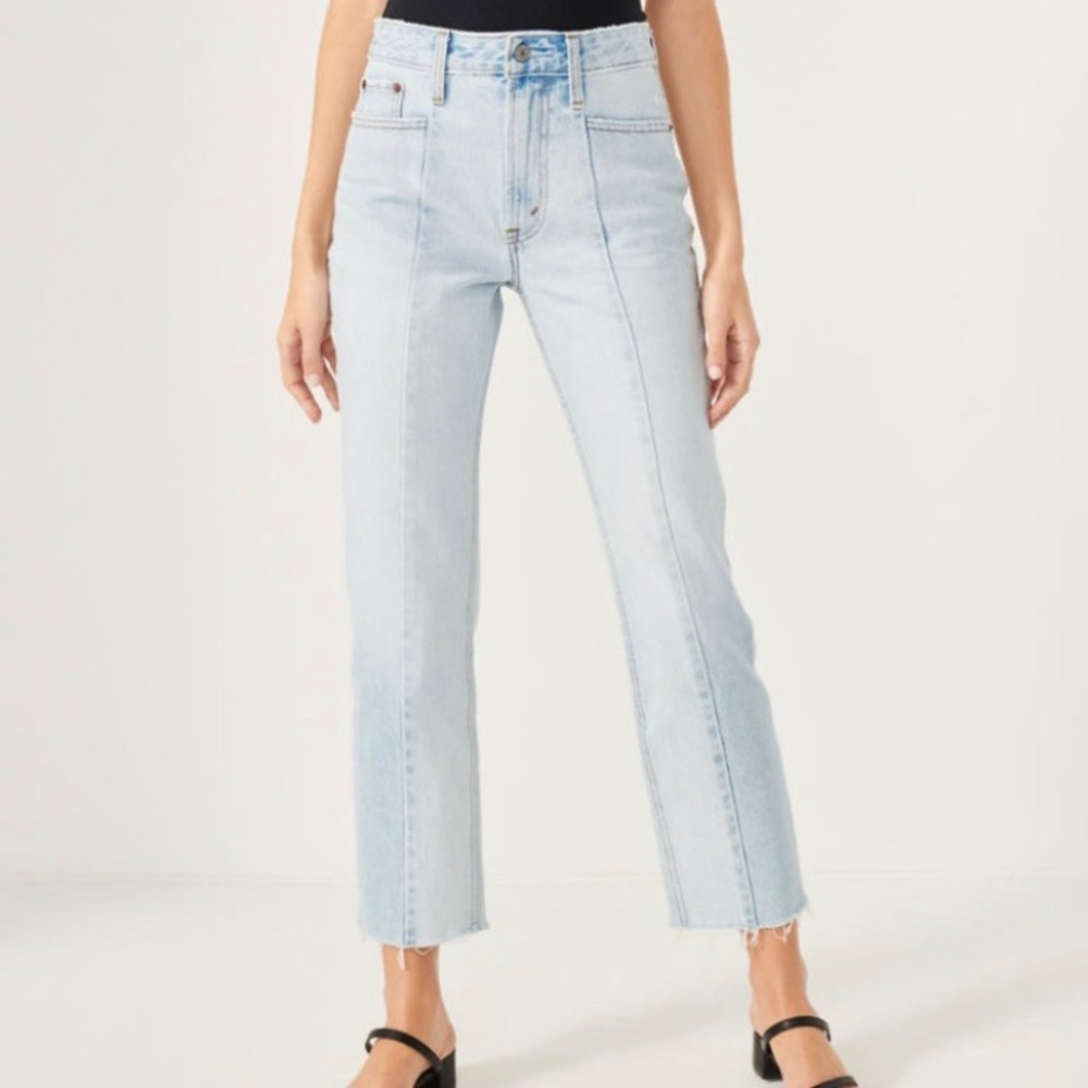 Abercrombie & Fitch Light Blue High Rise Jeans - Picture 11 of 11